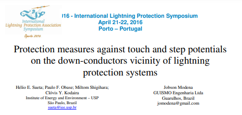 Protection measures against touch and step potentials  on the down-conductors vicinity of lightning  protection systems  
