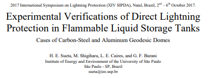 Experimental Verifications of Direct Lightning  Protection in Flammable Liquid Storage Tanks 